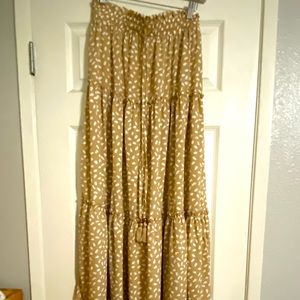 Tiered Maxi Skirt